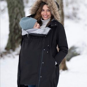 Seraphine black Maternity Parka
